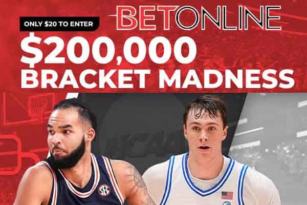 March Madness contest promo for BetOnline